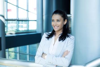 Young business lady