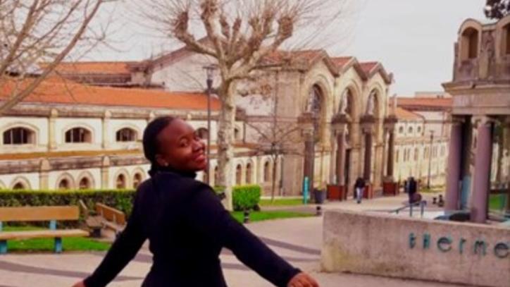 Phumudzo enjoying France