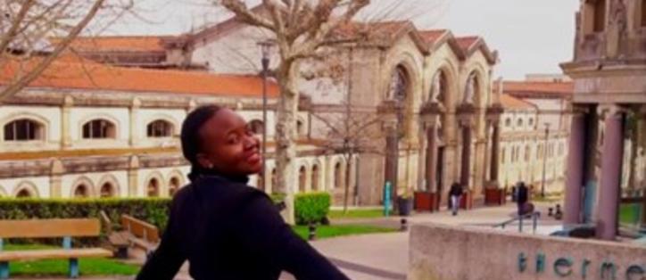 Phumudzo enjoying France