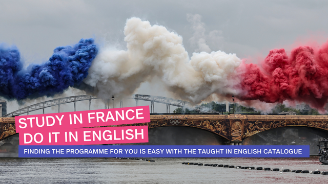 Study in France, Do it in English